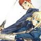 Shirou and Saber fighting together
